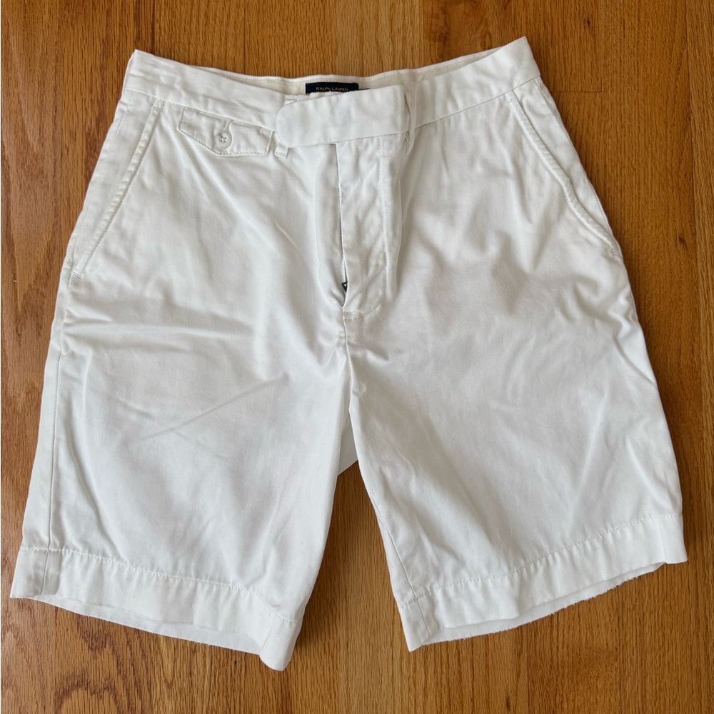 Rugby RL White Chino Shorts 30W